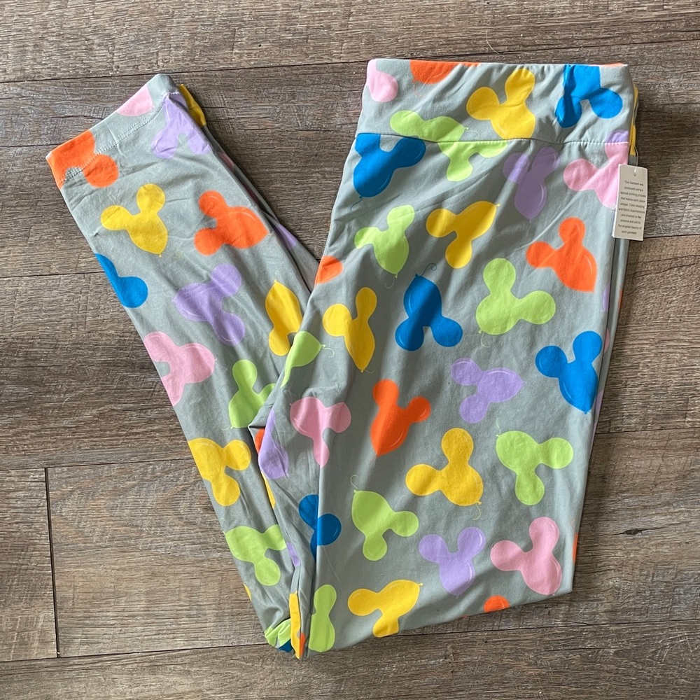 NWT Disney Parks Mickey Mouse Balloon Print Leggings